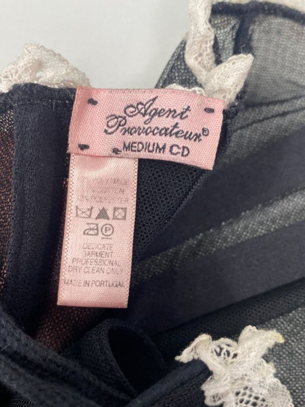 Agent Provocateur Kate Black White Corset Medium CD - Picture 10 of 14